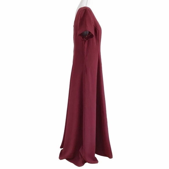 ALEX HANSON BRIDAL BURGUNDY FORMAL EVENING DRESS - 10 - Picture 3 of 8